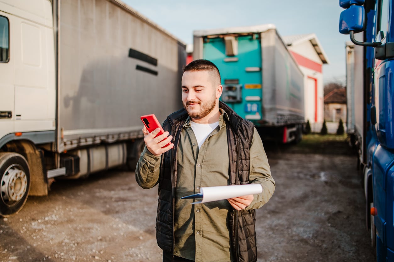 A business owner on the go